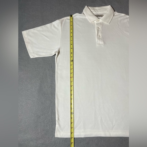 Jamaica Jaxx Men’s Polo Shirt White Size Medium Modal Blend Short Sleeve - Picture 4 of 6